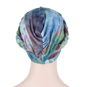 2020 Mados spausdinti turbaną variklio dangčio musulmonų apvyniokite galvą skara vidinis hijabs bžūp pasirengę dėvėti hijab underscarf kepurės turbante skrybėlę