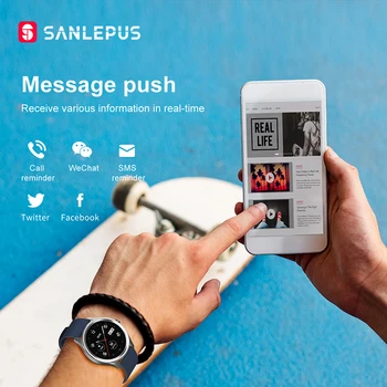 2020 NAUJAS SANLEPUS Smart Žiūrėti Sporto Širdies ritmo Monitorius Vandeniui Fitneso Apyrankė Vyrams, Moterims Smartwatch 