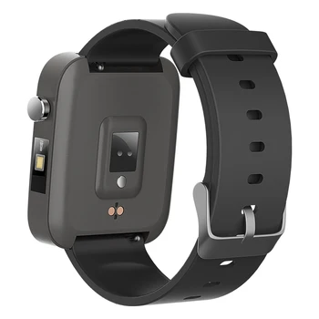 2020 NAUJAS T68 Smart Watch Vyrų Kūno Temperatūra Priemonė, Širdies ritmas, Kraujo Spaudimas, Deguonies Apyrankę Skambučių Priminimas Smart Watch Juoda