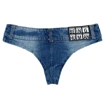 2020 Nauja Seksuali Mažas Juosmens Džinsai Denim Šortai Vasaros Atostogų Paplūdimyje Liesas Mini Bodycon Džinsai, Šortai Clubwear
