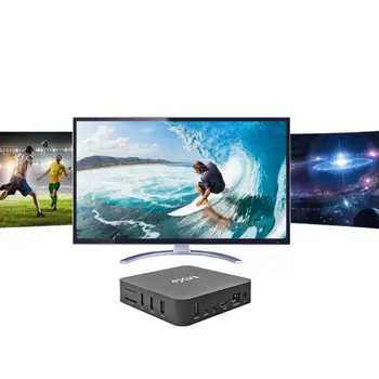 2020 Naujas MX9 4K Quad Core, 1GB RAM, 8 GB ROM Android 4.4 TV BOX 2.0 HD HDMI SD Lizdas WiFi 2.4 GHz Set Top Box Media Player