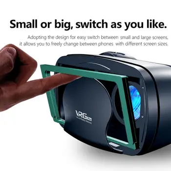 2020 Naujas VR Akiniai 3D Virtual Reality Paramos 0-800 Trumparegystė Žiūronų 3D Akiniai, Ausinės VR, Skirtų 