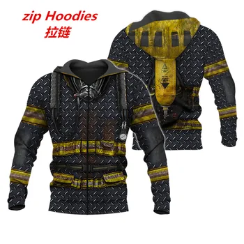 2020 Naujausias 3D Spausdinimo Gaisrininkas Gaisrininko Kostiumas cosplay Gobtuvu palaidinukė Vyrų / Moterų partijos kostiumas vyrams streetwear Hoodies 585