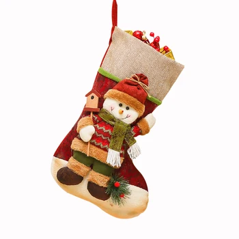 2020 Naujųjų Metų Kalėdų Kojinę Santa Claus didelis Kojinės Briedžių Kalėdų Dovaną-Saldainių Maišelį Noel Kalėdų Eglutės papuošalus už Gimdymo Namų