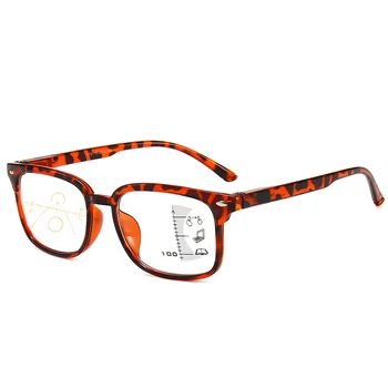 2020 PC Progressive multifocal skaitymo akiniai vyrų smart zoom skaitymo akiniai moterims toli ir arti, anti-mėlyna presbyopic akiniai