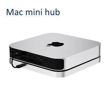 2020 Sidabro Mac Mini Hub Ssd Adapteris Kietojo Disko Gaubto Docking Station