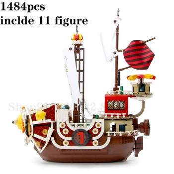 2020 m., NAUJŲ VIENO GABALO Monkey D. Luffy piratų buriavimo bloko modelis kūrybinio pobūdžio blokai vaikų Kalėdų gimtadienio dovanos