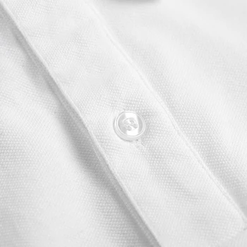 2020 m. Pavasarį Nauji vyriški Prekės POLO Marškinėliai Verslo Atsitiktinis Klasikinio Stiliaus Medvilnės Slim ilgomis rankovėmis Polo Marškinėliai Palaidinė Viršūnės
