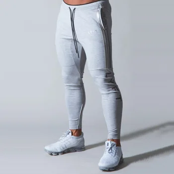 2020 m bėgimo kelnes vyrams, Sportinių kelnių, vyriškų jogger fitneso sporto kelnės naujos mados spausdinti raumenų mens fitneso mokymo kelnės
