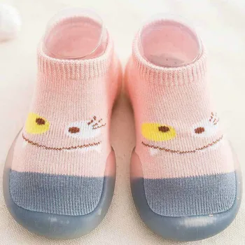 2020 m. nauja baby kojinės batai kūdikiui neslidžia grindų valtis kojinės animacinių filmų bamblys batai, kojinės, neslidžia minkšto dugno vandeniui grindų batai