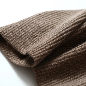 2020 m. žiemos naujas stilius kašmyro megztinis golfo moterų briaunoti megztiniai prarasti puloveriai europos mados negabaritinių megztinis