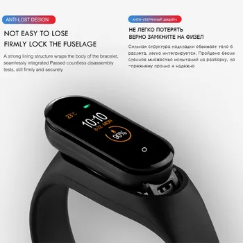2020 reloj inteligente M4 Smart Apyrankę Žiūrėti Fitness Tracker Sporto Širdies ritmo Smartband Stebėti Sveikatos Apyrankė PK M3 juosta 4