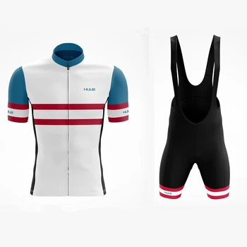 2020HUUB dviračių džersis dviračių vasaros drabužių trumpomis rankovėmis su antkrūtiniais kostiumas bicicleta bretele ciclismo pro komandos dviračiais drabužių rinkinys