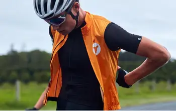 2021 Naujas lengvas vyriškų dviračių vest vėjo gilet visą sezoną, reikia vienos lengva atlikti oranžinė ir juoda spalvos