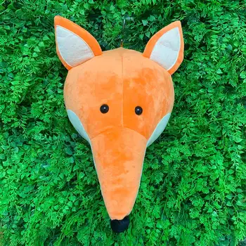 2021 m. FOX naujo dizaino tikroviška gyvūnų galvos fox galvos sienų apdailai vaikų miegamasis apdailos žaislas
