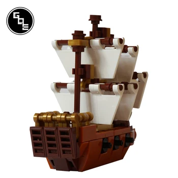 2021 naujos akcijų SS-12949 Mažai laive Piratų laivu Karališkasis karo laivas statybiniai blokai, plytos, žaislai vaikams dovanos