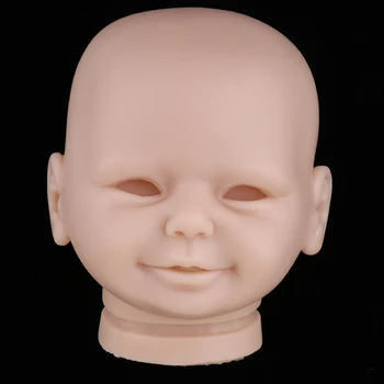 20inch Minkšto Silikono Vinilo Realus Baby Doll, Galvos Skulptūra Pelėsių Atgimsta Nebaigtų Pelėsių Užsakymą Normali Oda