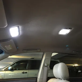 21pcs Balta Auto Interjeras, LED elektros Lemputes, Canbus Rinkinys, Skirtas 