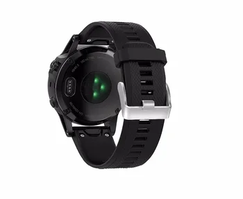 22mm Žiūrėti juosta Garmin Fenix 5 5 plus Smart GPS Riešo Juostos su Greito atjungimo tinka Žiūrėti Dirželis Sporto Minkšto Silikono Watchband