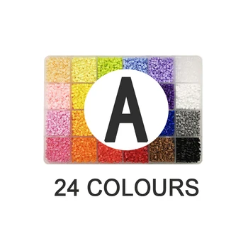 24colours/box Yantjouet 2.6 mm Mini Karoliukų Rinkinys 13200pcs 