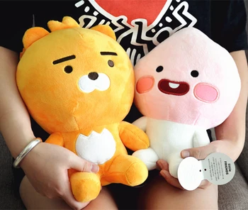 25cm APEACH RYAN pliušinis žaislas MUZI VAMZDIS NEO FRODO JAY-G kawaii anime įdaryti mielas liūtas įdaryti lėlės dovana mergina sofos pagalvę