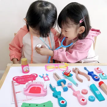 28pc Mediniai Apsimesti Žaisti Gydytojas Educationa Žaislai Vaikams Medicininės Simuliacijos vaistinėlėje Nustatyti Vaikams Palūkanų Plėtros