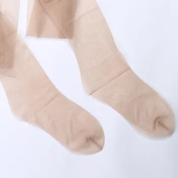 2D Skaidrios Pėdkelnės Moterims Besiūlių Pėdkelnės-Ultra plonas Nailono Kojinės Vien Iki Kojų Kojinės Moterų Seksualus Triko Mažas Juosmens