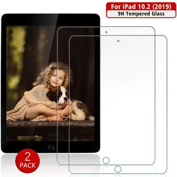 2VNT Grūdinto Stiklo Apsauginė Plėvelė. 2019 m. 2020 iPad 10.2 Screen Protector 