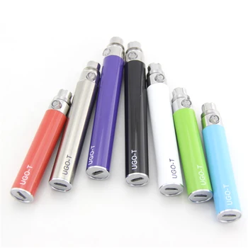 2vnt/Daug UGO-T 1100mah vape Baterija Micro USB Tranzitinio Elektroninių Cigarečių EGO Baterija 510 Sriegis CE4 Vape pen