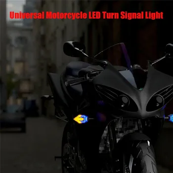 2vnt įvairiapusės 12V Motociklo Posūkio Signalo Lemputė Naktį Vandeniui Rodyklių Shape12V HighlightIndicators Indikatorių Šviesos Accessories