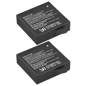 2x AZ16-1 AZ16-2 Pakeitimo Baterija Xiaomi YI 4K 4K+ Yi Lite YI 360 VR Veiksmų Ne Atradimas Versija