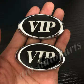 2x Metalo VIP Prabangių Automobilių Emblema Kamieno Ženklelis Motociklo Dujų Bako Lipdukai Lipdukas
