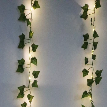 3*2m LED Ivy Girliandą Šviesos Užuolaidos Už Kambarį Pasakų Žibintai Nuotolinis Valdymas USB Šviesos Užuolaidos Kalėdų, Vestuvių Dekoravimas