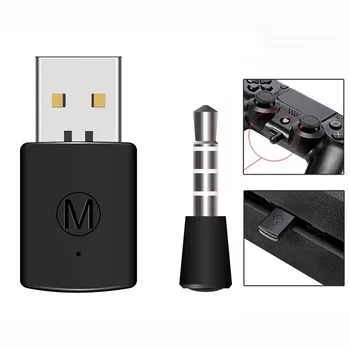 3.5 mm Bluetooth V4.0 EDR USB Bluetooth Dongle Belaidis USB Adapteris Imtuvas PS4 Valdytojas Gamepad 