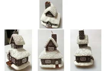 3D Kalėdų Meduoliai su imbiero priedais Namai Namus Rankų darbo Muilas Aromaterapija Žvakės Silikono Formos Priėmimo Šokolado Putėsiai Pelėsių apdaila