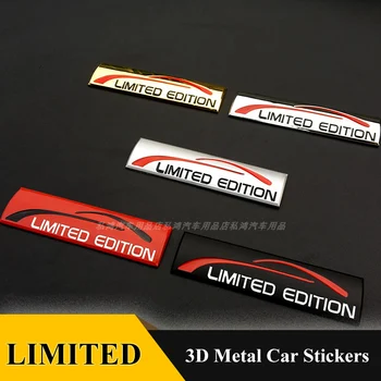3D Metalo LIMITED EDITION Logotipas Ženklelis Automobilių Lipdukai Automobilio Stilius BMW Audi Opel Honda Toyota 