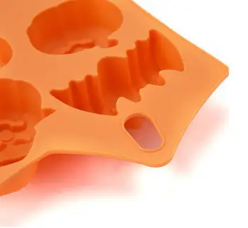 3D Moliūgų Silikono minkštas Pelėsių 2 stilius Muilo Formos Saldainiai, Šokoladas, Tortas, Pelėsių Pyragas Apdaila Įrankiai Helovinas Šalis Kepimo Formą