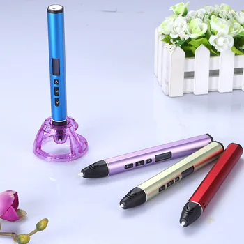 3D rašiklis, 3D spausdinimas pen žemos ir aukštos temperatūros 3D Rašiklis gali naudoti PCL ir PLA gijų. metalo atveju Su nešiojamų mažas maišelis