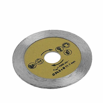 3PC HSS Mini diskinio Pjūklo Ašmenys Nustatyti Deimantų Šlifavimo Rato Plieno, Medžio, Granito Pjovimo 54.8x11.1mm rankiniai Įrankiai ir Priedai