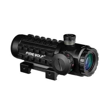 3X28 Green Red Dot Kryžiaus Akyse taikymo Sritis Taktinė Optika Riflescope Tilptų 11/20mm Geležinkelių uoksai Medžioklės
