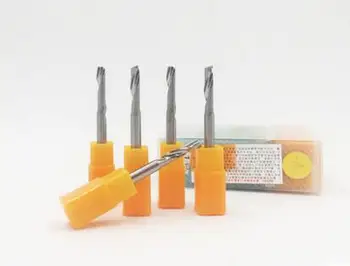 3pcs aukštos kokybės vieno fleita endmill bitų DJTOL 6*6*10 mm pjovimo bitai Aliuminio, Kieto Karbido Gręžimo Bitai, AL1LX610