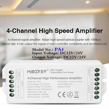 4-Channel/5-Kanalo Aukštis Veiklos signalas, led Stiprintuvas, suderinamas su PWM 12/24V valdytojas,įvesties/išvesties DC12V/24V,6A/CH