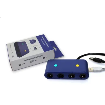 4 Prievadų USB GameCube Valdytojas Adapteris Keitiklis 1.5 m Laidas 2 Mygtukai Nintend Jungiklis/UWii & PC Gamepad Super Smash Bro