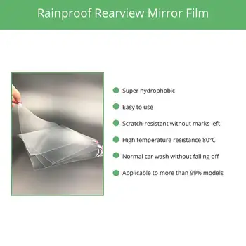 4 Vnt Hidrofobinės Galinio Vaizdo Veidrodis Rainproof Vandeniui Automobilio Galinio Vaizdo Veidrodis Filmas Nulio-Resistent Lipdukai Brazilija Free Post