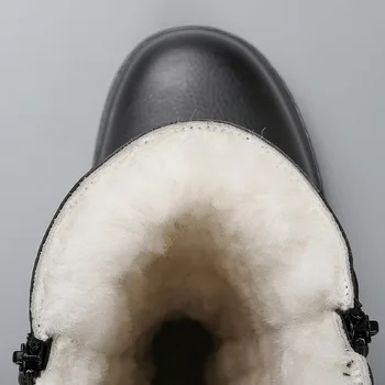 40-45 sniego batai žiemos natūrali vilna, šiltas, neslidžia 2020 žieminiai batai vyrams