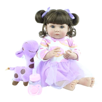 40cm Visą Minkšto Silikono Reborn Baby Doll Žaislas Mergina Tikroviška Vinilo Mini Kūdikių Vaikui Maudytis Suknelė Bonece Vaikams Gimtadienio Dovana