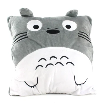 42*42cm Mano Kaimynas Totoro Pliušiniai Žaislai Animacinių filmų Totoro Šiltas Rankas Pagalvė Pagalvėlės Minkštos Įdaryti Žaislas Dovana Vaikams