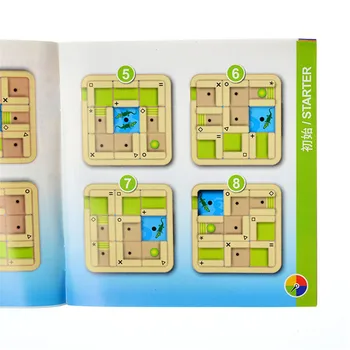 48 Iššūkių, nuotykių labirintą Pagerinti Vaikų Mąstymą, Gebėjimą Smart Montessori Šeimai Šalis Interaktyvūs Žaislai Vaikams Dovanos