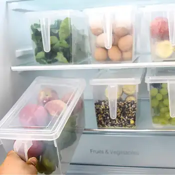 4L Nešiojamą Šaldytuvą Maisto produktų Laikymo Dėžutė Organizatorius Šviežių Dėžutė Kiaušinių Laikiklį Frigerator Kiaušinių Konteinerių Virtuvės talpinimo Accessories