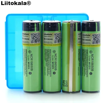 4PCS 2020 Liitokala Originalus 18650), 3,7 V 3400mah NCR18650B Lthium Akumuliatoriaus apsaugos valdybos Tinka žibintuvėlis baterija